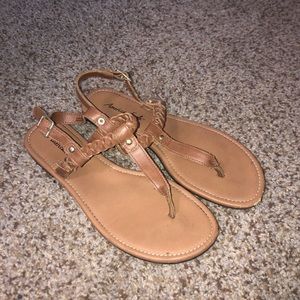 Brown American Eagle Sandals